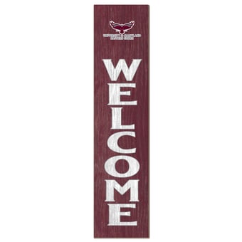 Maryland Eastern Shore Hawks 12" x 48" Welcome Outdoor Leaner