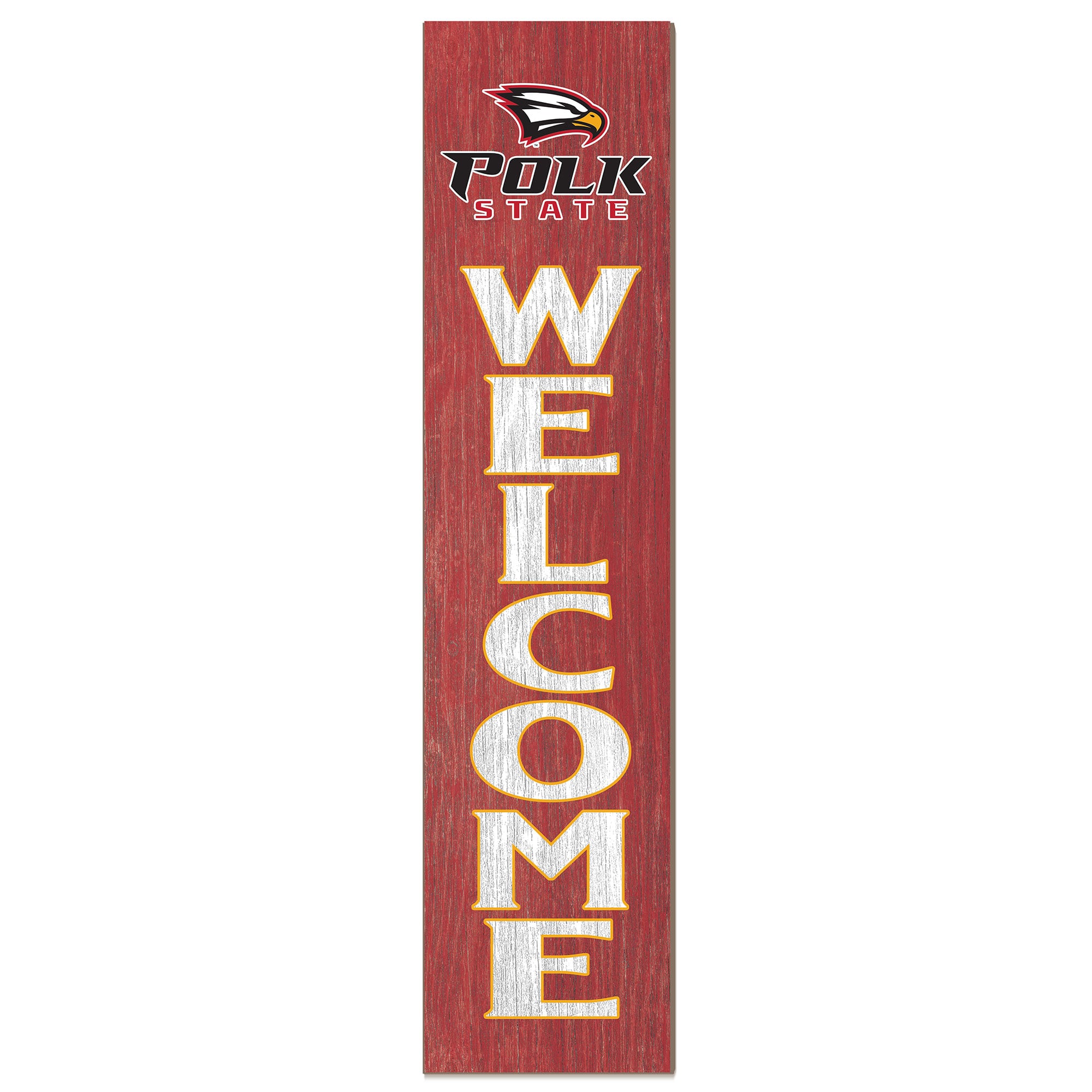 Polk State College Eagles 12" x 48" Welcome Outdoor Leaner