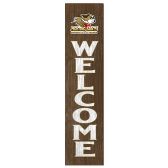 St. Francis Fighting Saints 12" x 48" Welcome Outdoor Leaner