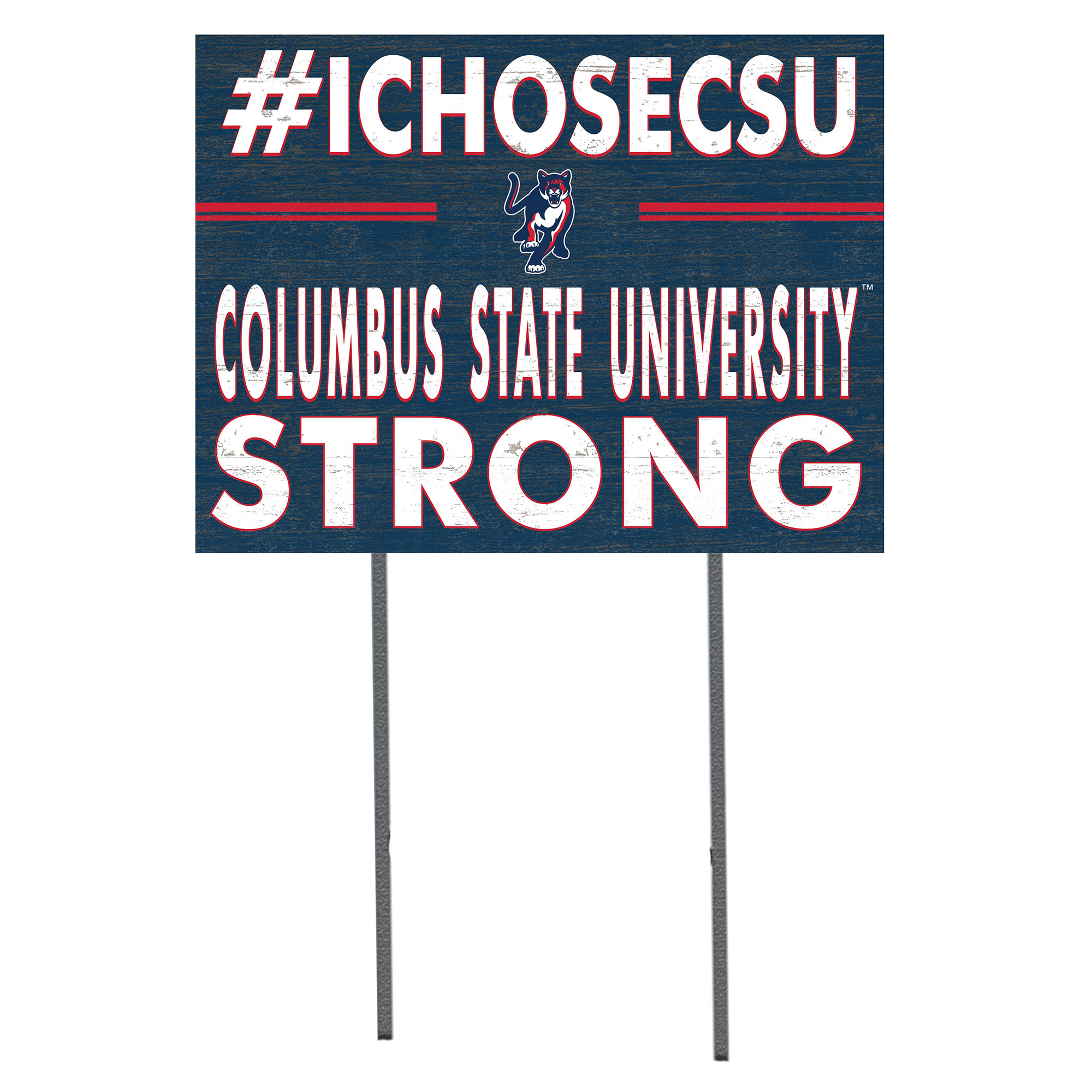 Columbus State Cougars 18" x 24" I Chose Yard Sign