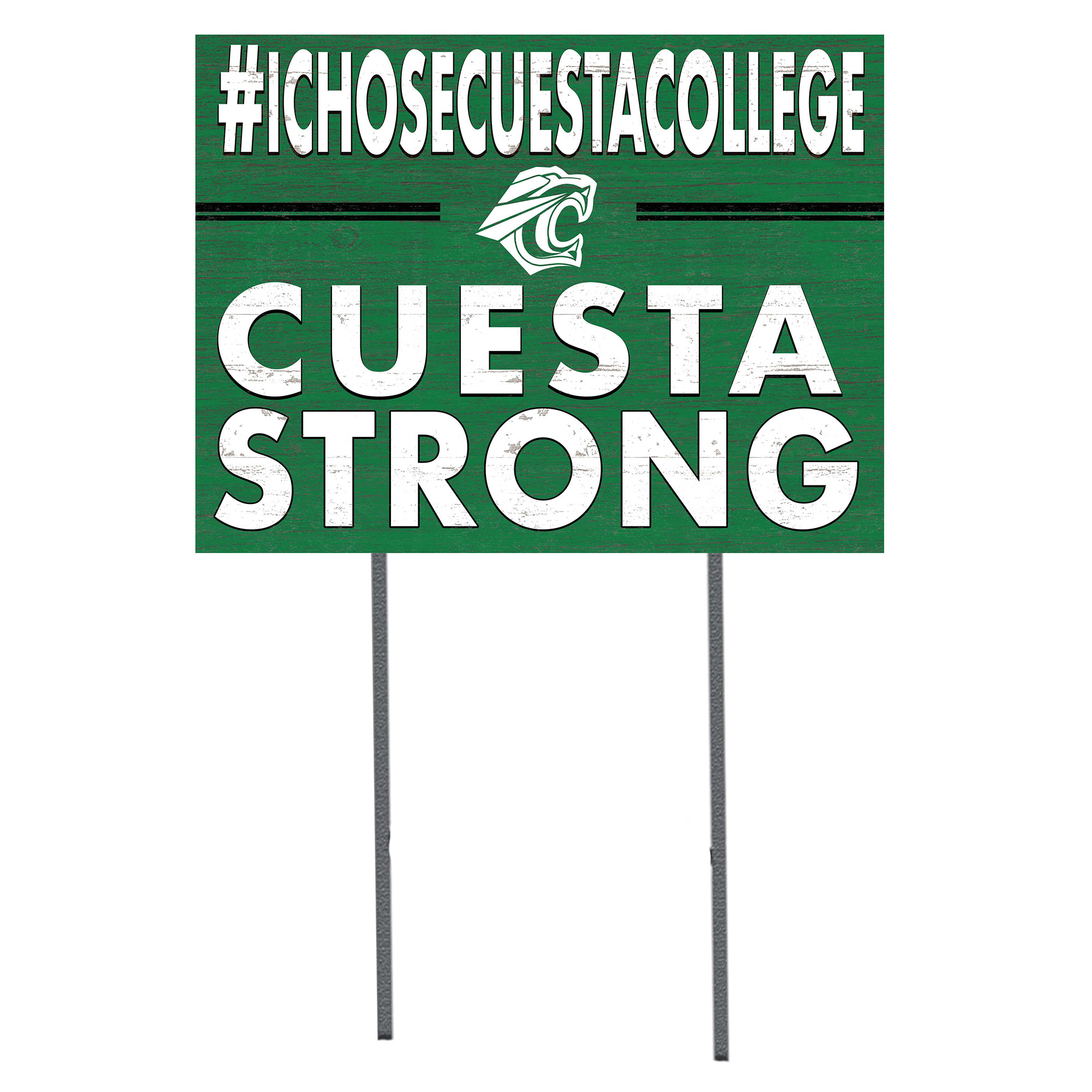 Cuesta College Cougars 18" x 24" I Chose Yard Sign