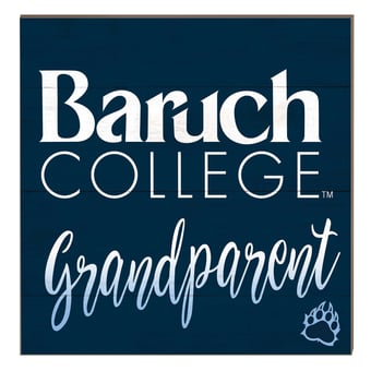 CUNY Baruch College 10" x 10" Grandparent Plaque