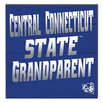 Central Connecticut State Blue Devils 10" x 10" Grandparent Plaque