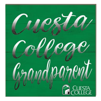 Cuesta College Cougars 10" x 10" Grandparent Plaque