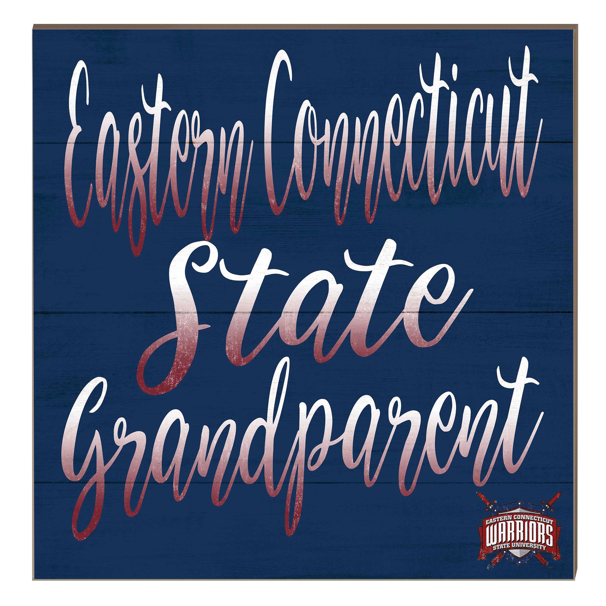 Eastern Connecticut State Warriors 10" x 10" Grandparent Plaque
