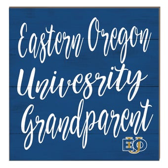 Eastern Oregon Mountaineers 10" x 10" Grandparent Plaque