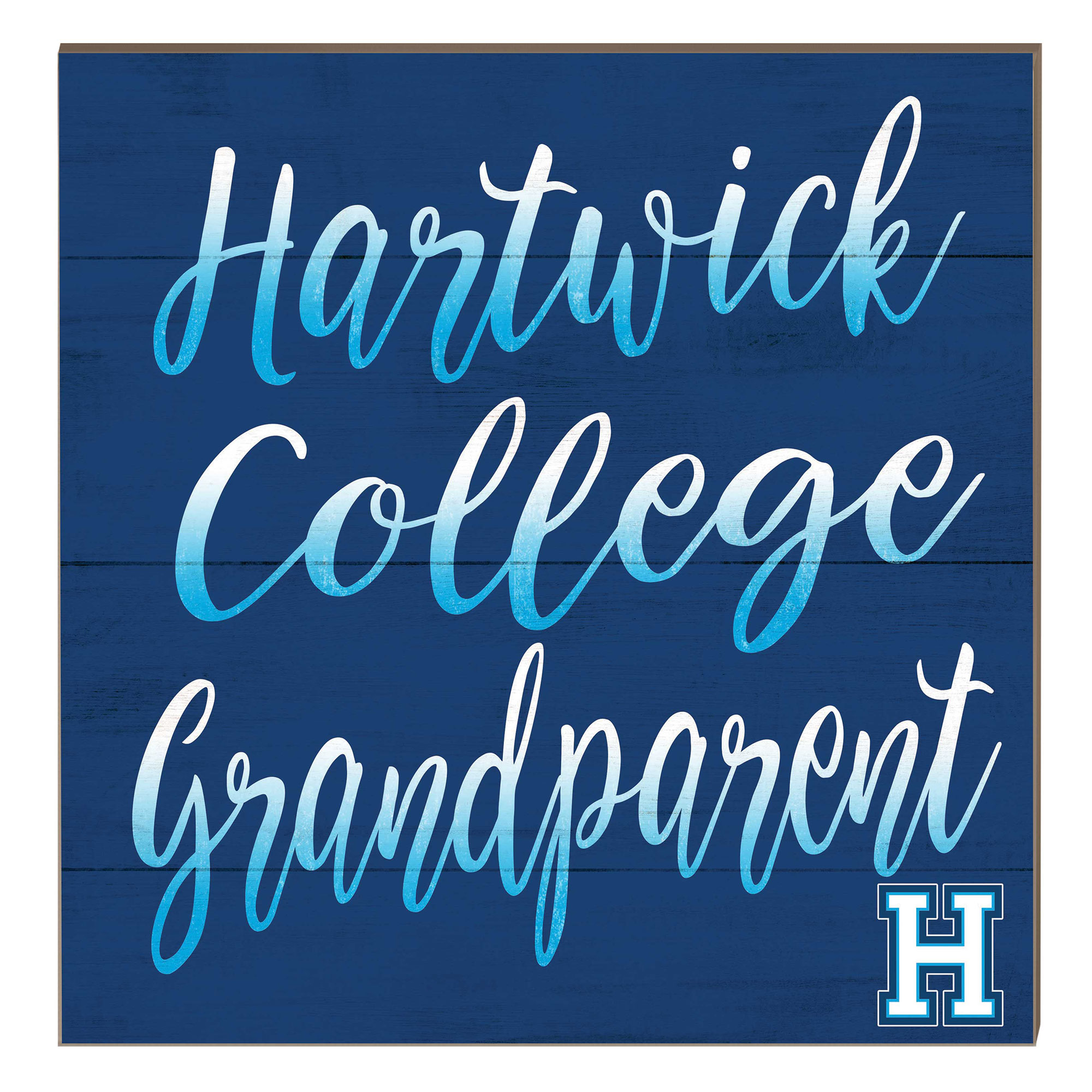 Hartwick College Hawks 10" x 10" Grandparent Plaque