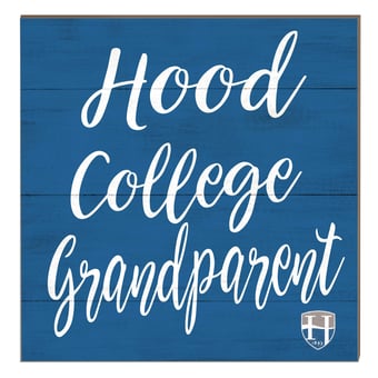 Hood College Blazers 10" x 10" Grandparent Plaque