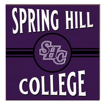 Spring Hill Badgers 10" x 10" Retro Team Sign