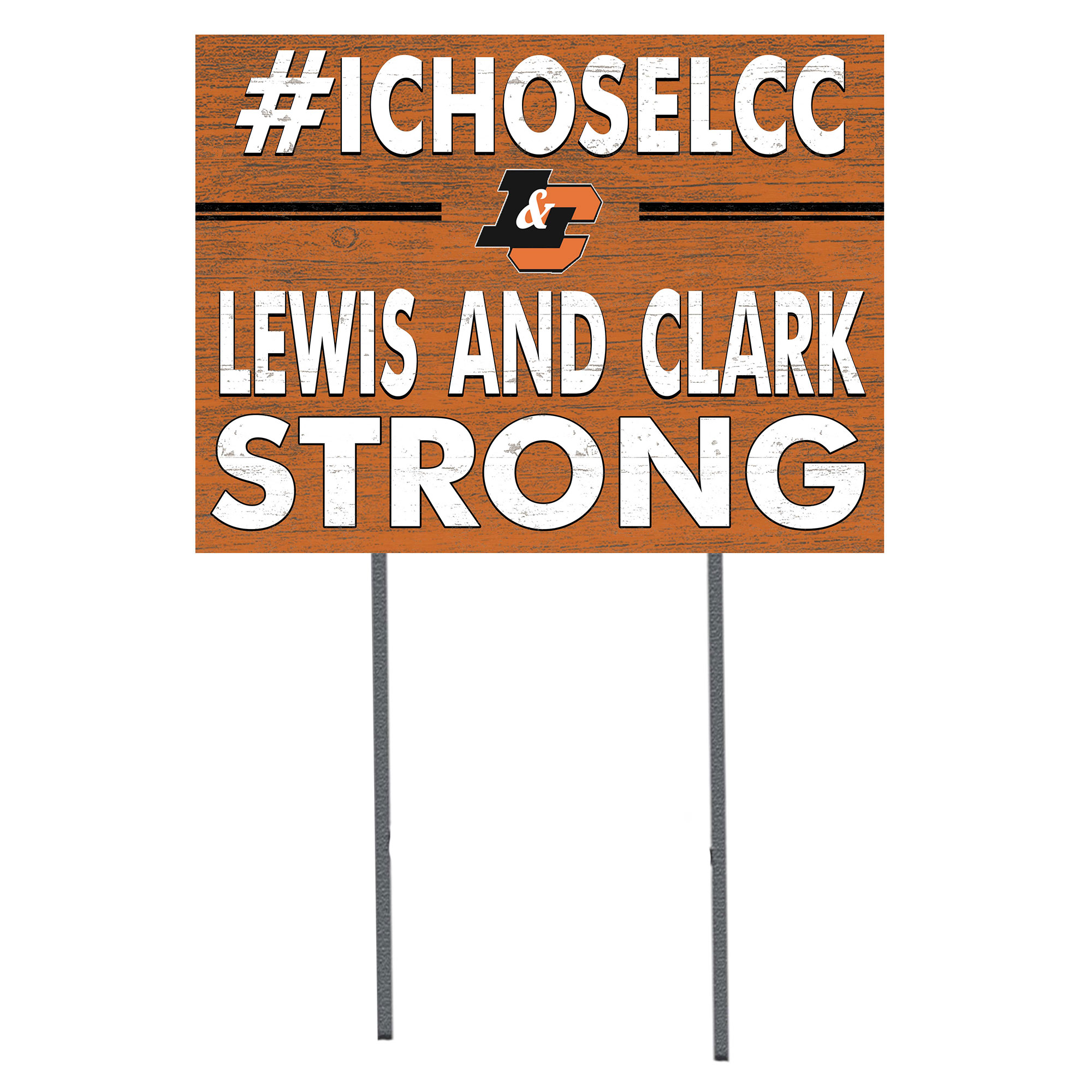 Lewis & Clark College Pioneers 18" x 24" I Chose Yard Sign