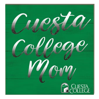 Cuesta College Cougars 10" x 10" Mom Plaque