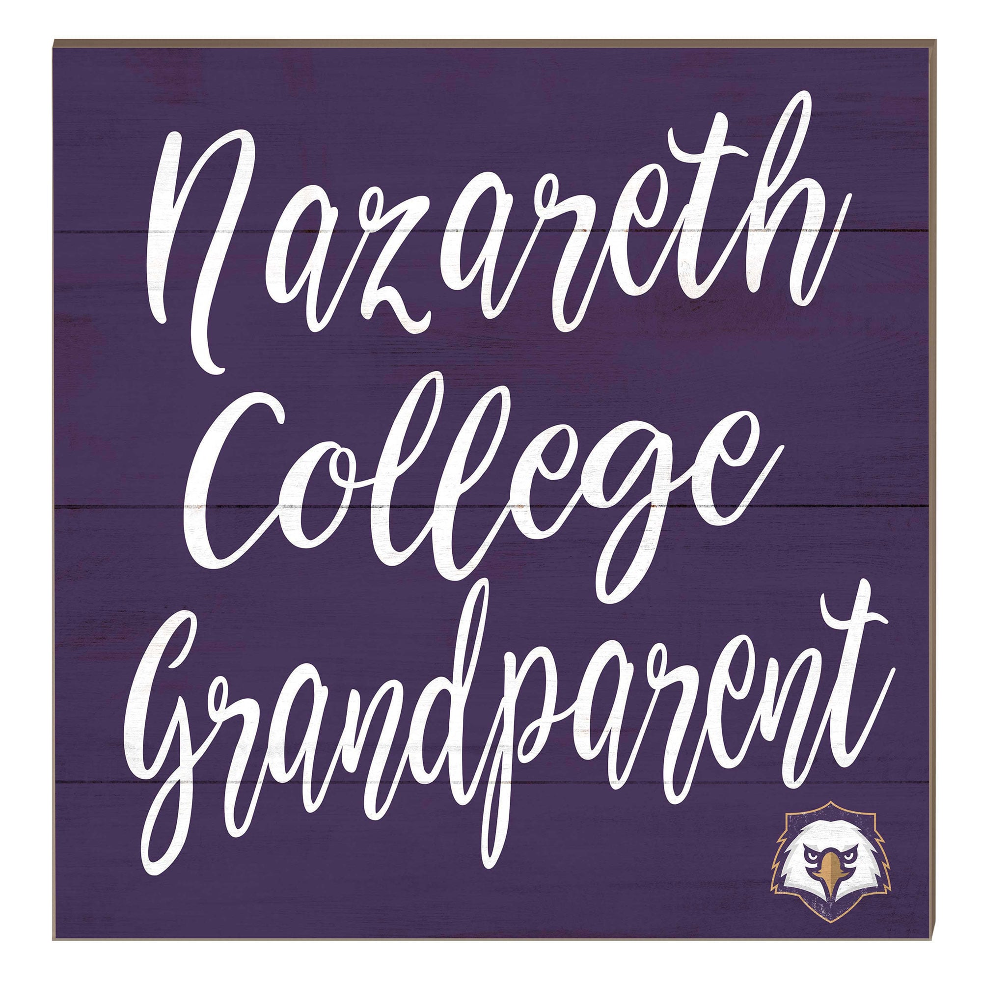 Nazareth College Golden Flyers 10" x 10" Grandparent Plaque