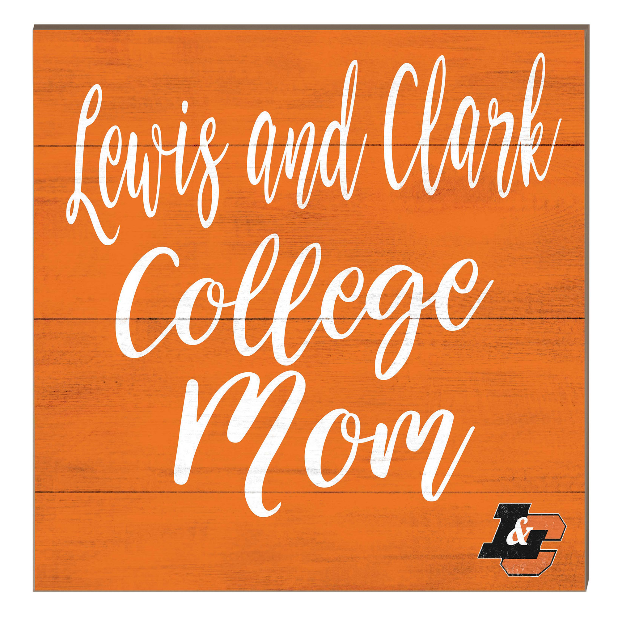 Lewis & Clark College Pioneers 10" x 10" Mom Plaque