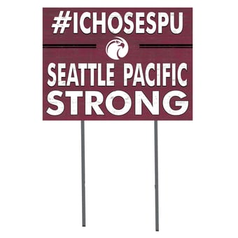 Seattle Pacific Falcons 18" x 24" I Chose Yard Sign