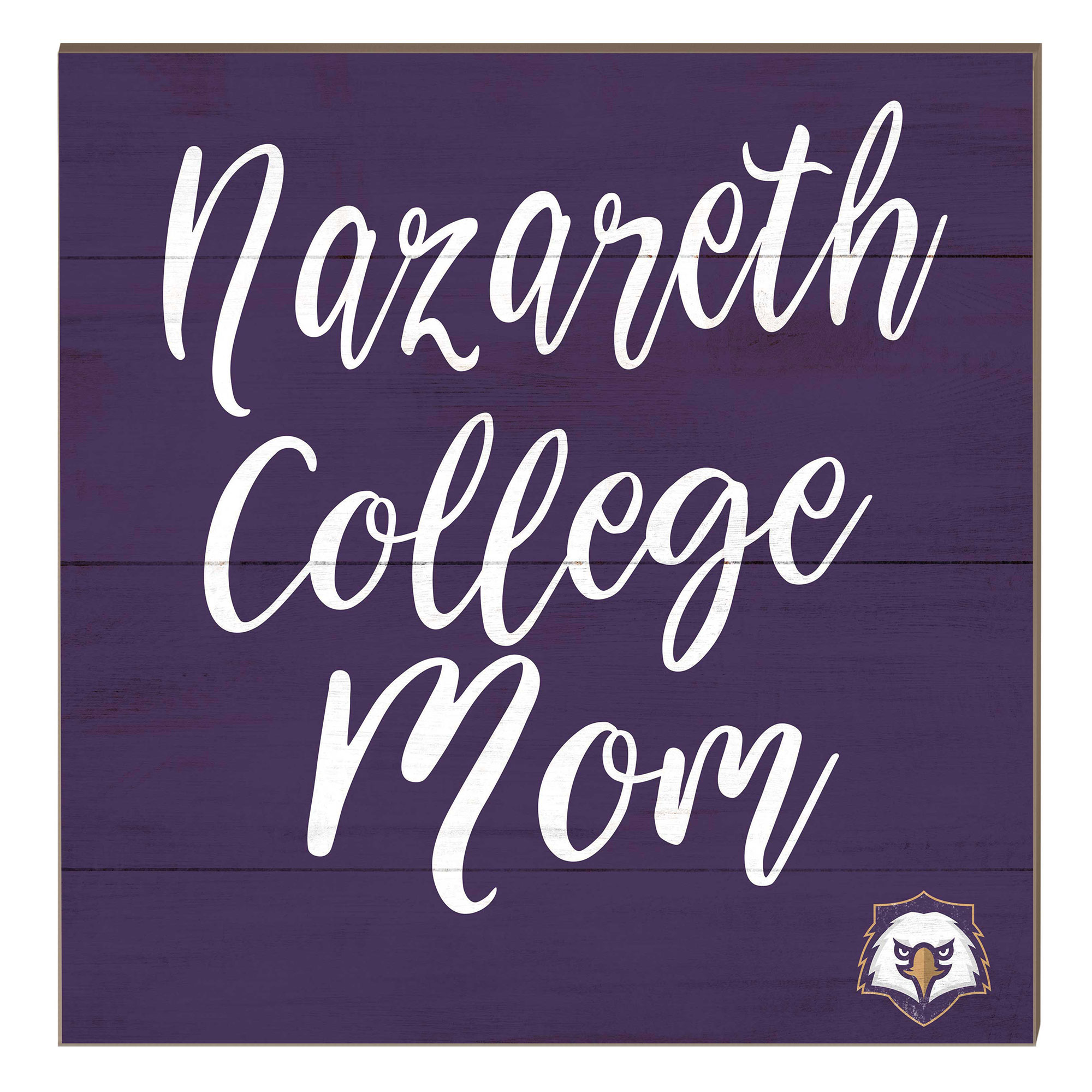 Nazareth College Golden Flyers 10" x 10" Mom Plaque