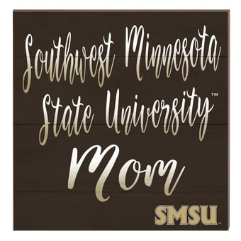 Southwest Minnesota State Mustangs 10" x 10" Mom Plaque