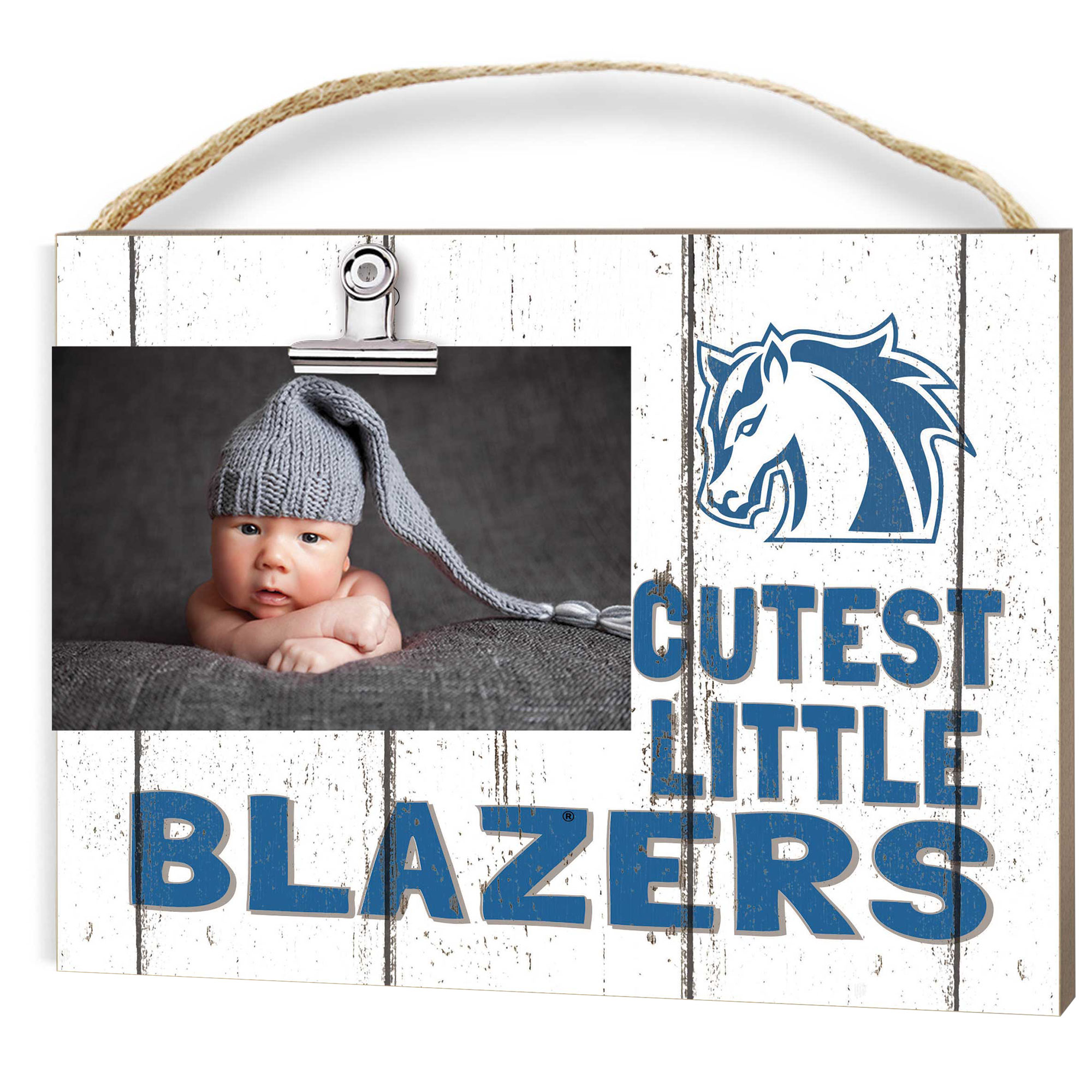 Hood College Blazers 8" x 10" Cutest Little Fan Weathered Team Logo Clip Photo Frame