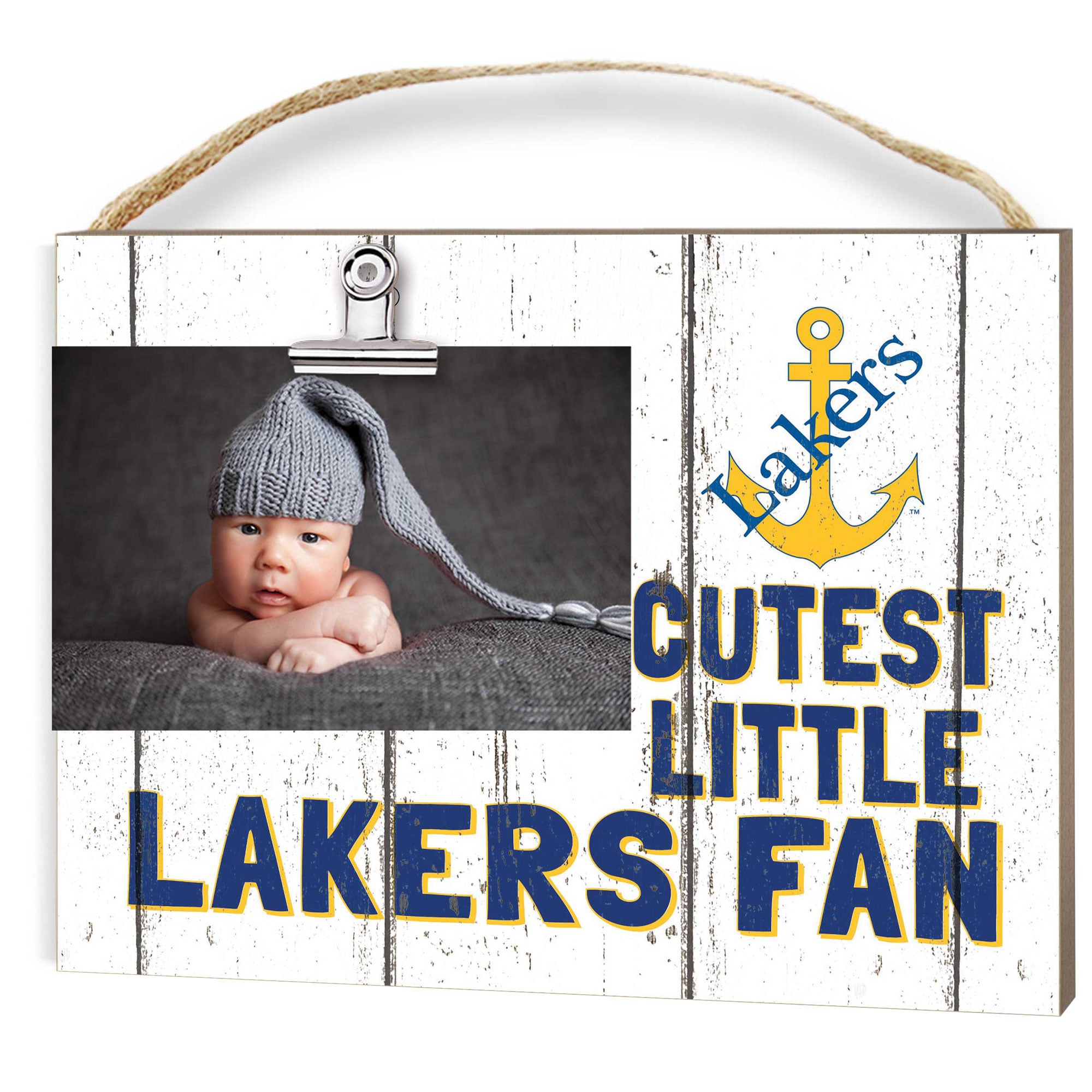 Lake Superior State Lakers 8" x 10" Cutest Little Fan Weathered Team Logo Clip Photo Frame