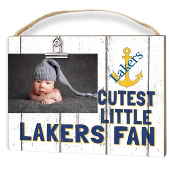 Lake Superior State Lakers 8" x 10" Cutest Little Fan Weathered Team Logo Clip Photo Frame
