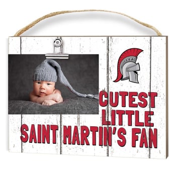 Saint Martin's Saints 8" x 10" Cutest Little Fan Weathered Team Logo Clip Photo Frame