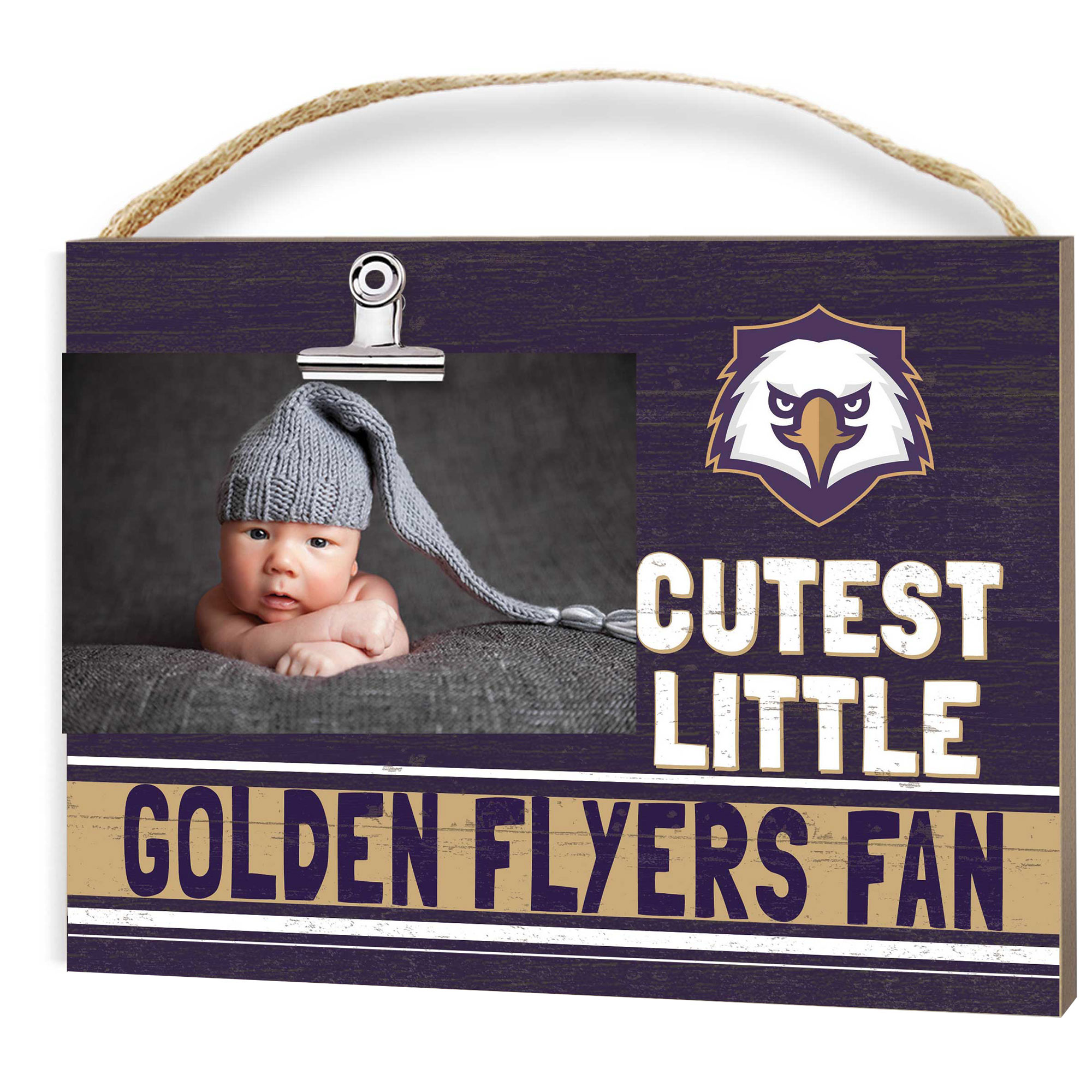 Nazareth College Golden Flyers 8" x 10" Cutest Little Fan Team Logo Clip Photo Frame