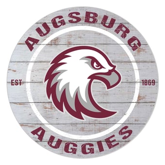 Augsburg Auggies 20" Indoor/Outdoor Weathered Circle Sign