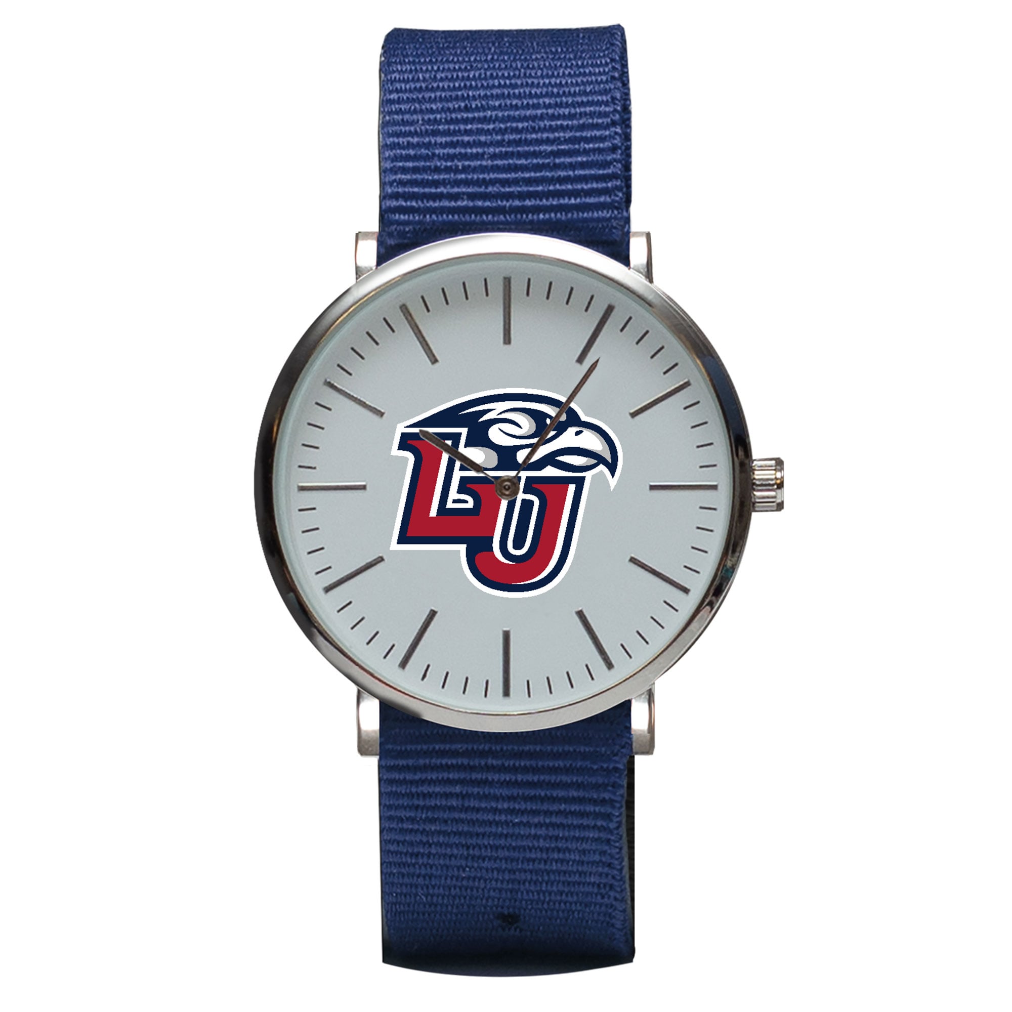 Navy Liberty Flames Stitch Nylon Strap Watch