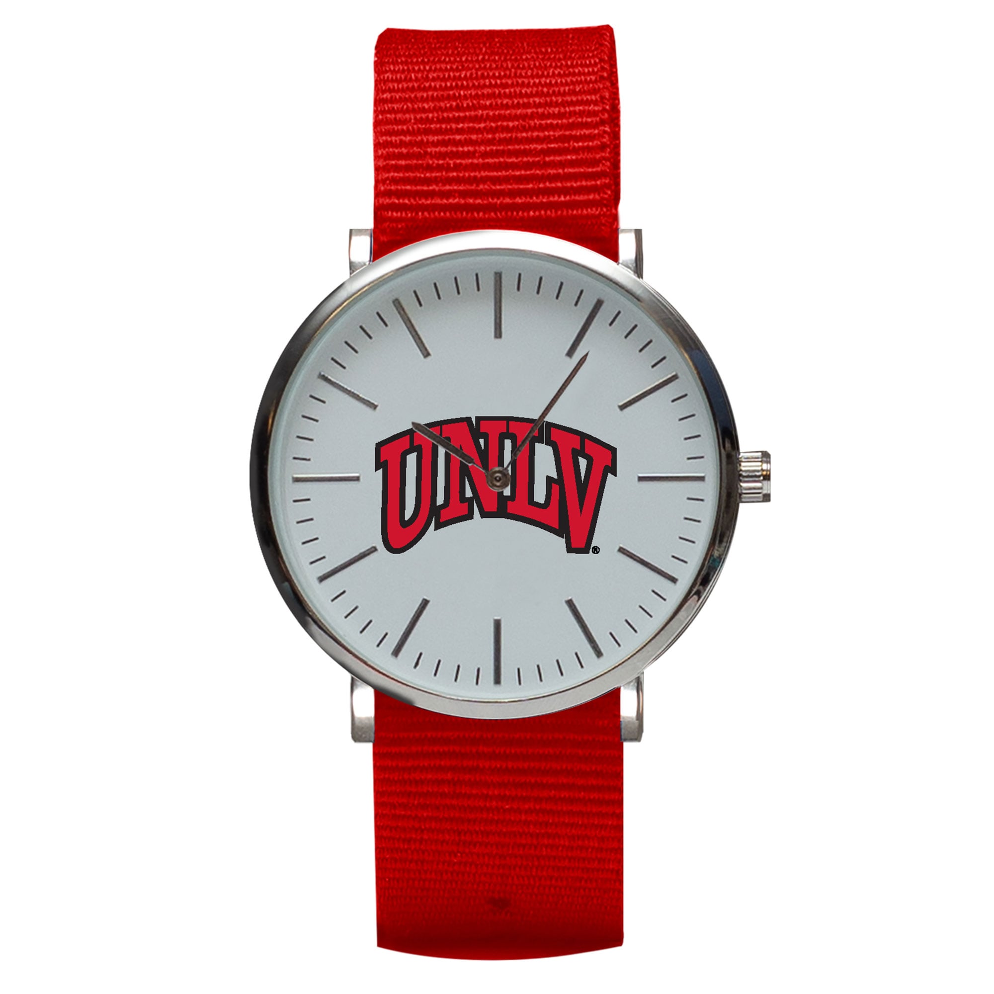 Red UNLV Rebels Stitch Nylon Strap Watch