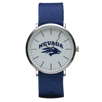 Navy Nevada Wolf Pack Stitch Nylon Strap Watch