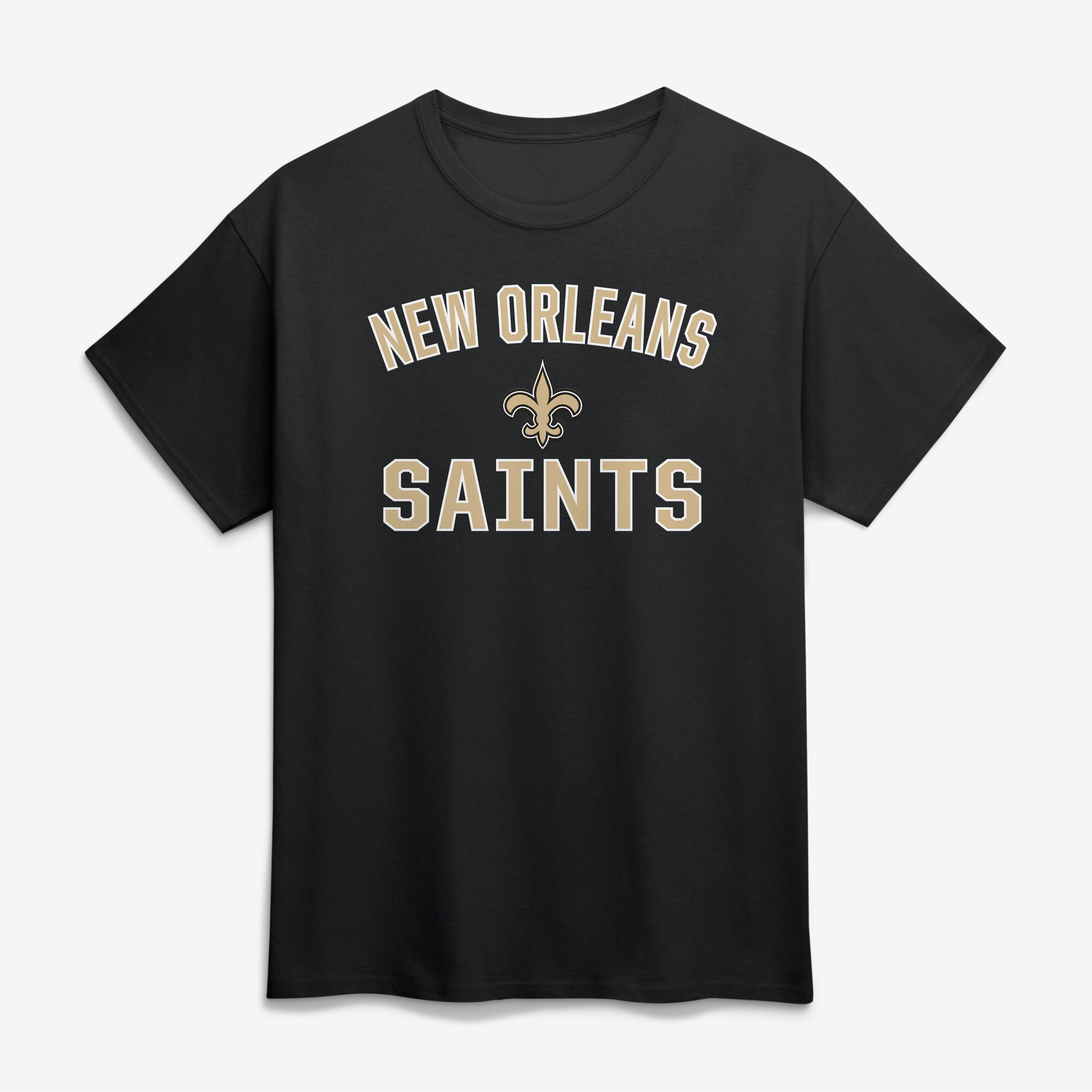 Men's Fanatics Black New Orleans Saints Victory Arch T-Shirt