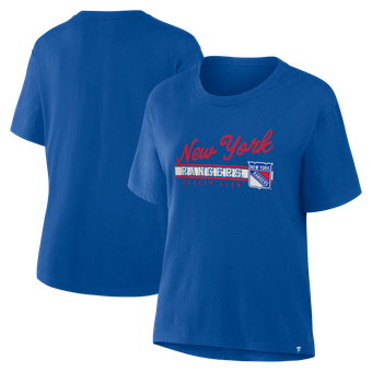 Women's Fanatics Blue New York Rangers Hometown Premium Legacy T-Shirt