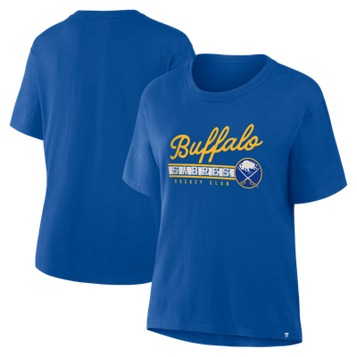 Women's Fanatics Royal Buffalo Sabres Hometown Premium Legacy T-Shirt
