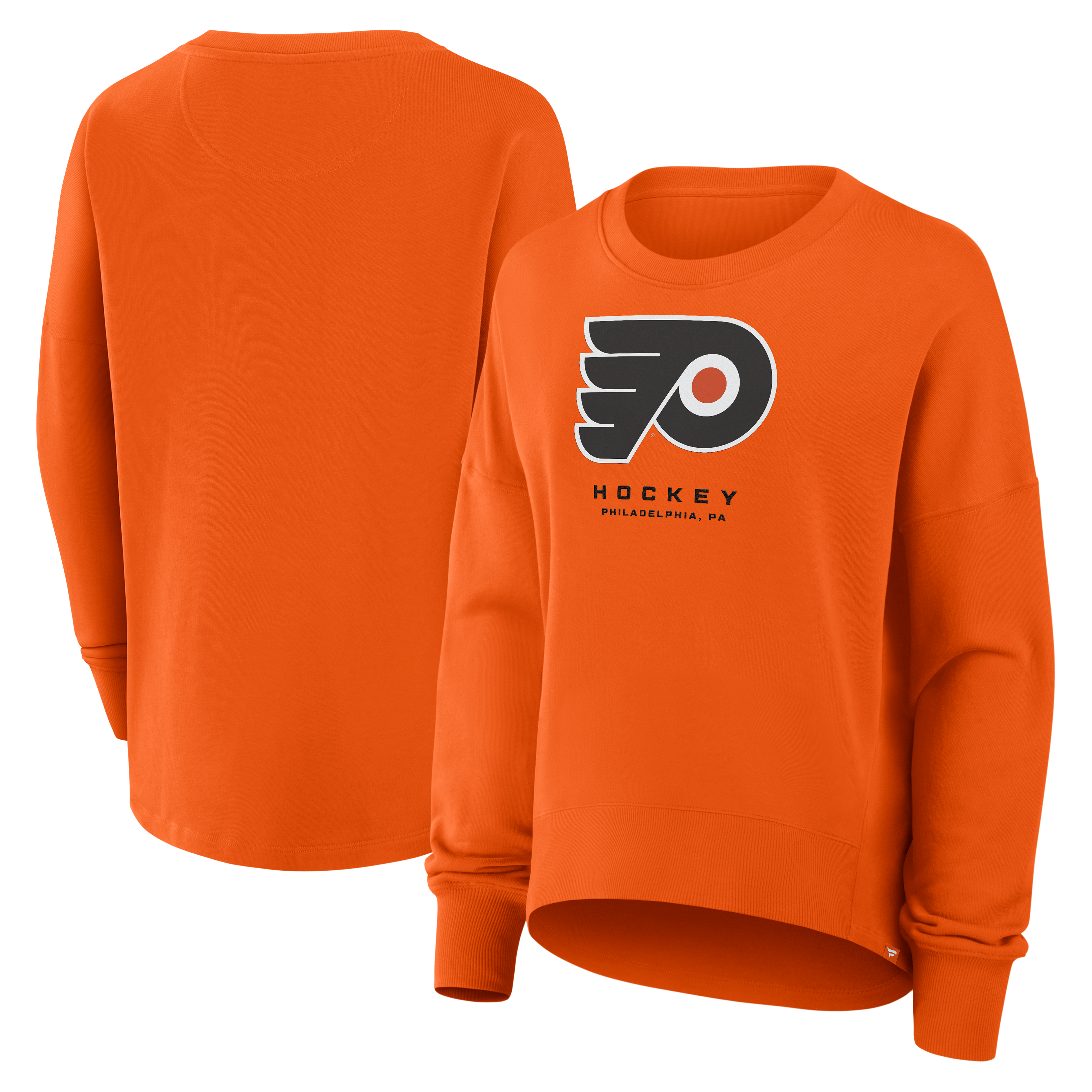 Women's Fanatics Orange Philadelphia Flyers Oversized Breakaway Sweatshirt