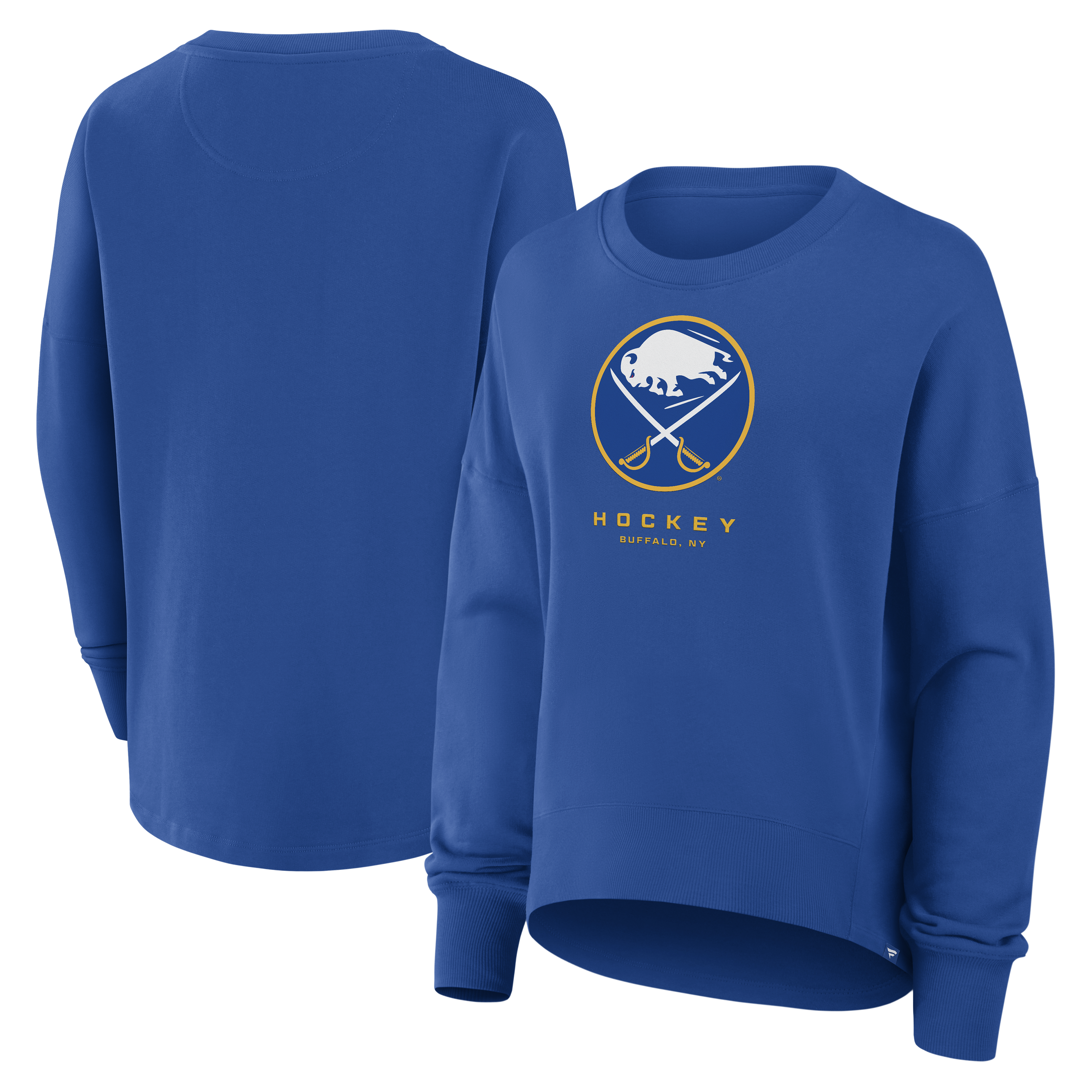 Women’s Fanatics Royal Buffalo Sabres Oversized Breakaway Sweatshirt Women’s Fanatics Royal Buffalo Sabres Oversized Breakaway Sweatshirt
