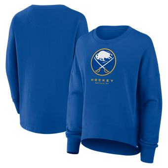 Women's Fanatics Royal Buffalo Sabres Oversized Breakaway Sweatshirt