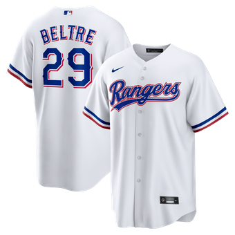 Men's Nike Adrian Beltre White Texas Rangers Home Retired Player Replica Jersey