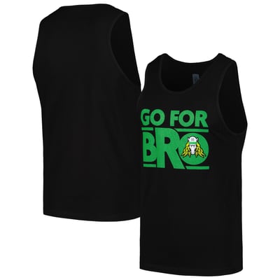 Men's Black Matt Riddle Go For Bro Tank Top