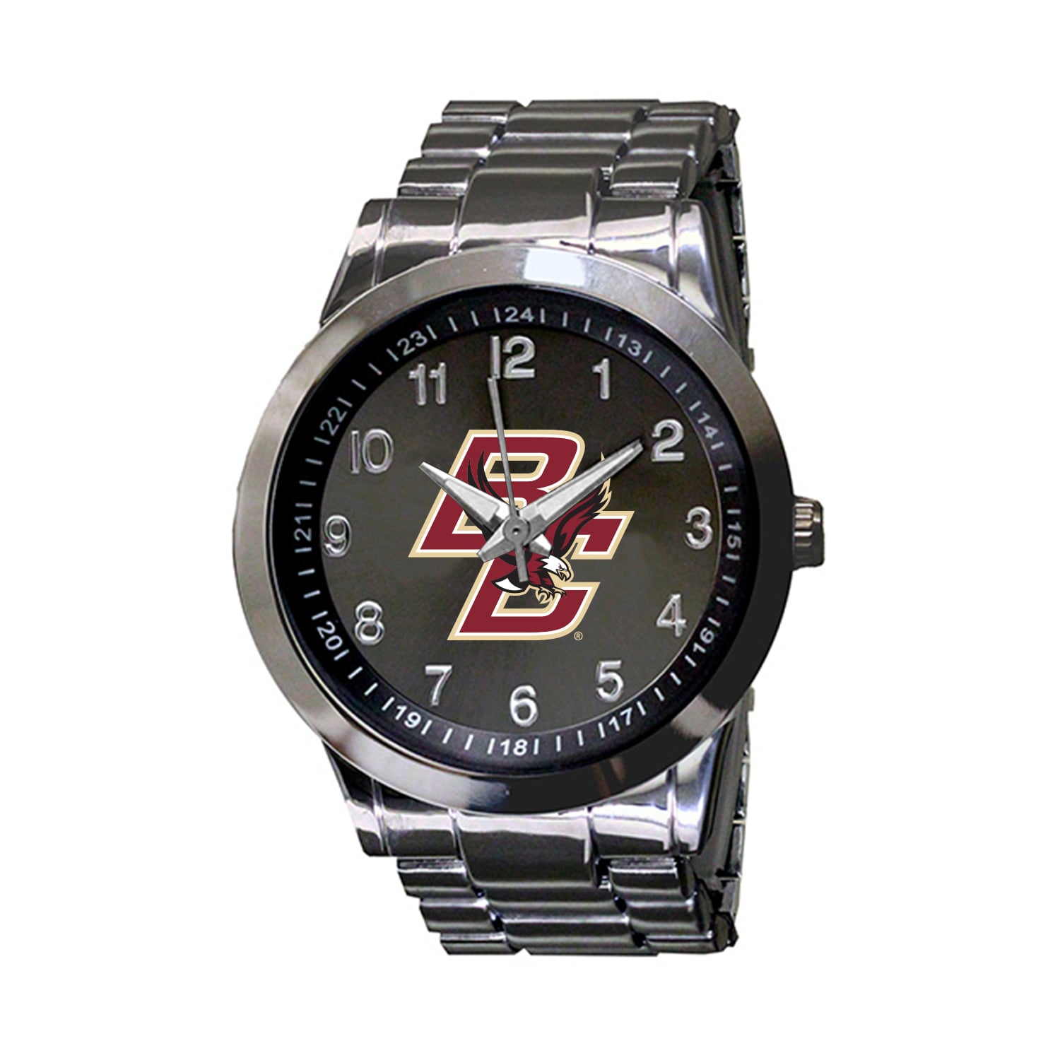 Men's Gunmetal Boston College Eagles Integris Stainless Steel Watch
