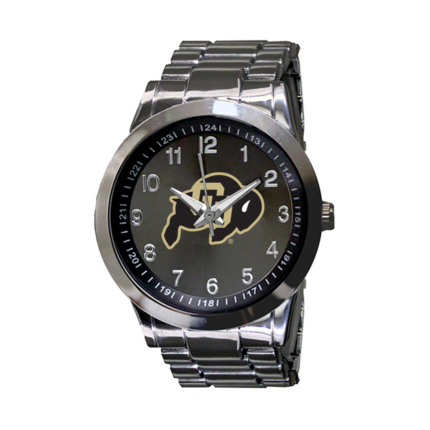 Men's Gunmetal Colorado Buffaloes Integris Stainless Steel Watch