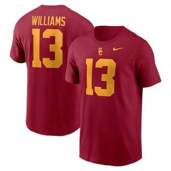 Men's Nike Caleb Williams Cardinal USC Trojans Name & Number T-Shirt
