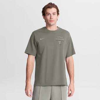 Men's Nike  Olive Texas Rangers Statement Dri-FIT Primary T-Shirt