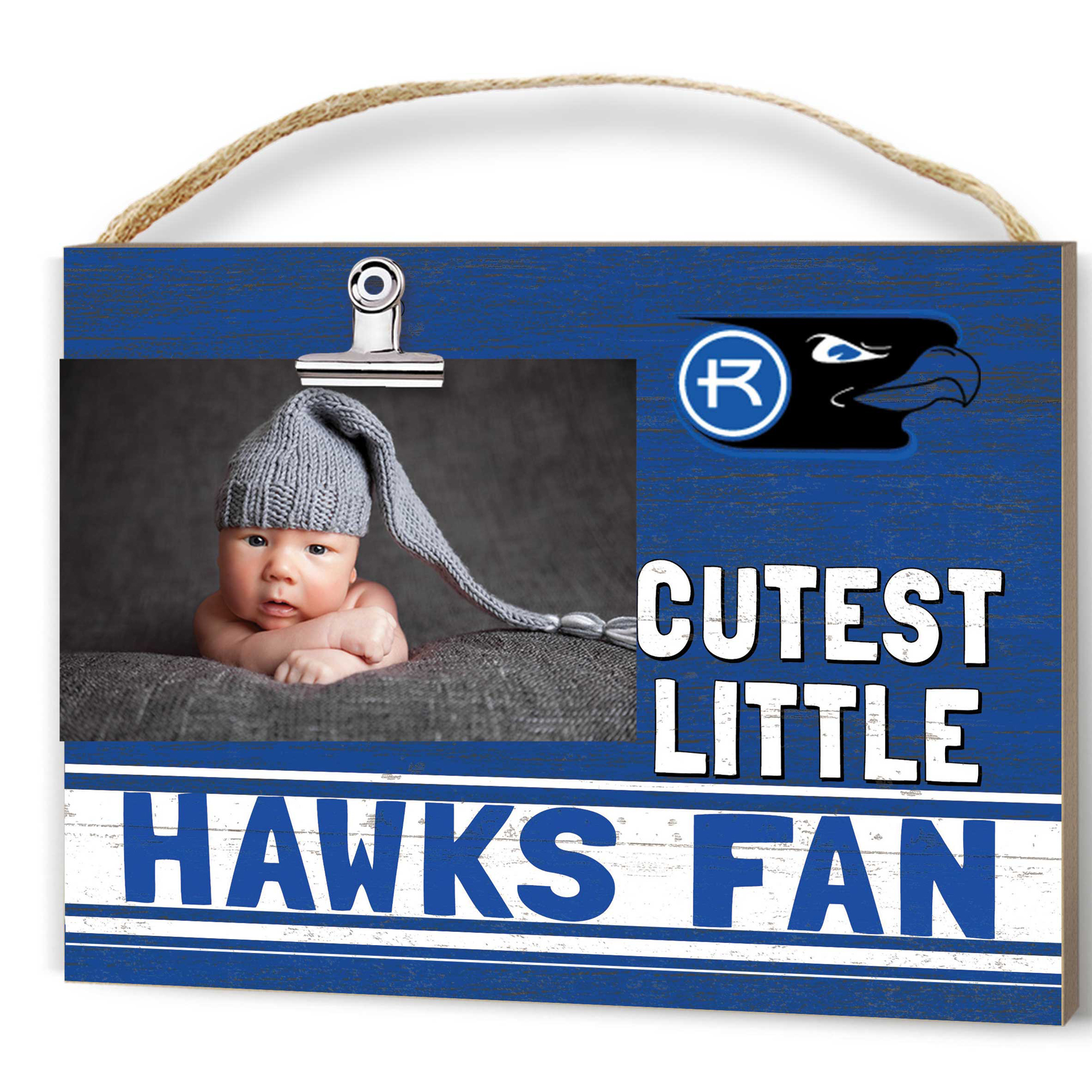 Rockhurst Hawks 8'" x 10" Cutest Little Team Logo Clip Photo Frame