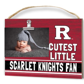 Rutgers Scarlet Knights 8'" x 10" Cutest Little Team Logo Clip Photo Frame