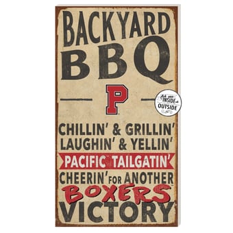 Pacific Boxers 11" x 20" Indoor/Outdoor BBQ Sign