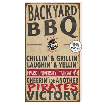 Park Pirates 11" x 20" Indoor/Outdoor BBQ Sign