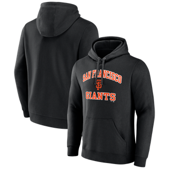 Men's Logo Athletic Black San Francisco Giants Heart & Soul Hoodie