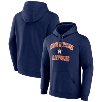 Men's Logo Athletic Navy Houston Astros Heart & Soul Hoodie