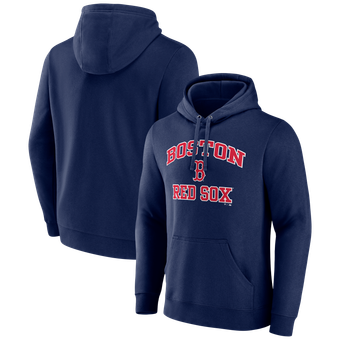Men's Logo Athletic Navy Boston Red Sox Heart & Soul Hoodie