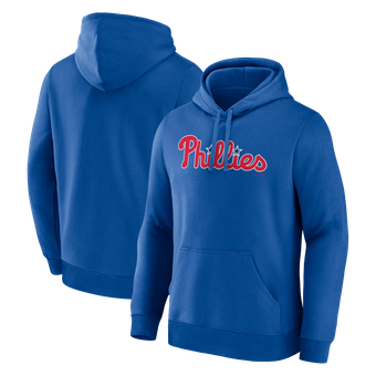Men's Logo Athletic Royal Philadelphia Phillies Wordmark Hoodie