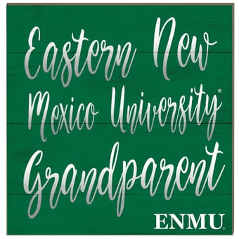 Eastern New Mexico Greyhounds 10'' x 10'' Grandparent Plaque
